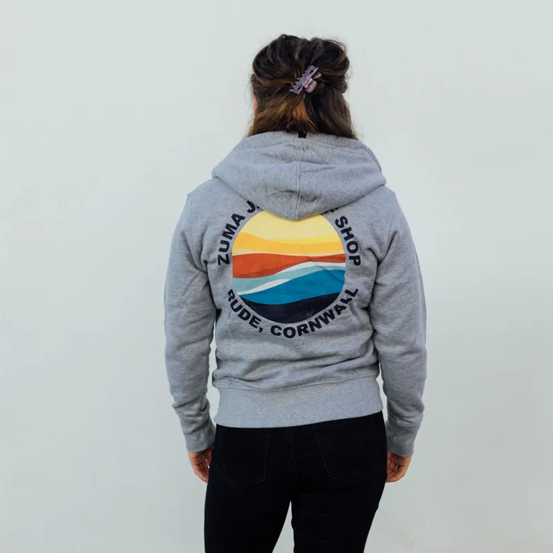 Zuma Jay Olive Zip Hoody Grey-1